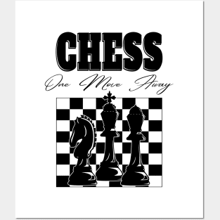 Chess Pieces One Move Away Posters and Art